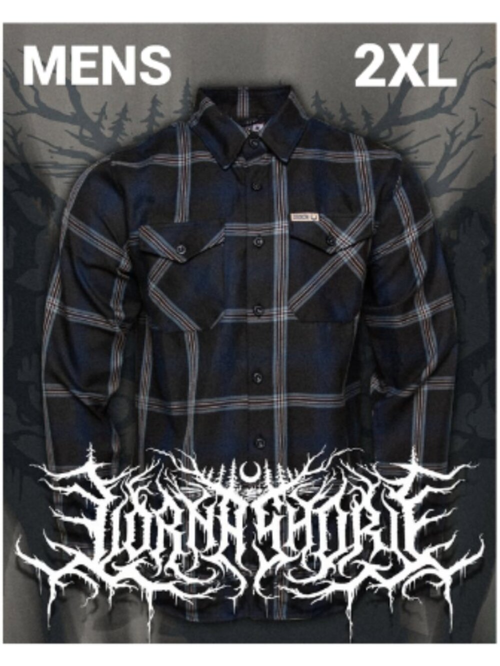 DIXXON Flannel x LORNA SHORE Collab Limited Edition Flannel Shirt - Men's 2XL